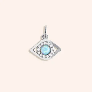 "Omen" Opal & Pave Evil Eye Charm