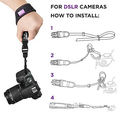 Rapid Fire Camera Hand Wrist Strap for DSLR and Point & Shoot by Altura Photo