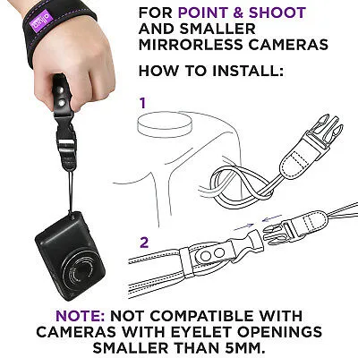 Rapid Fire Camera Hand Wrist Strap for DSLR and Point & Shoot by Altura Photo