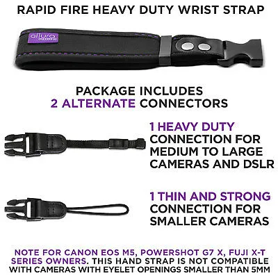 Rapid Fire Camera Hand Wrist Strap for DSLR and Point & Shoot by Altura Photo
