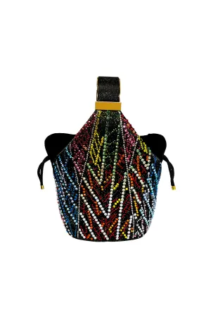 RAY HOWLETT X AURETA FOR BIENEN DAVIS Triangular Kit Bracelet Bag with Ray Howlett Swarovski Crystal Detail