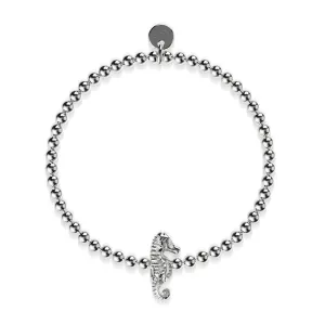 Reef | Silver | Seahorse Charm Bracelet