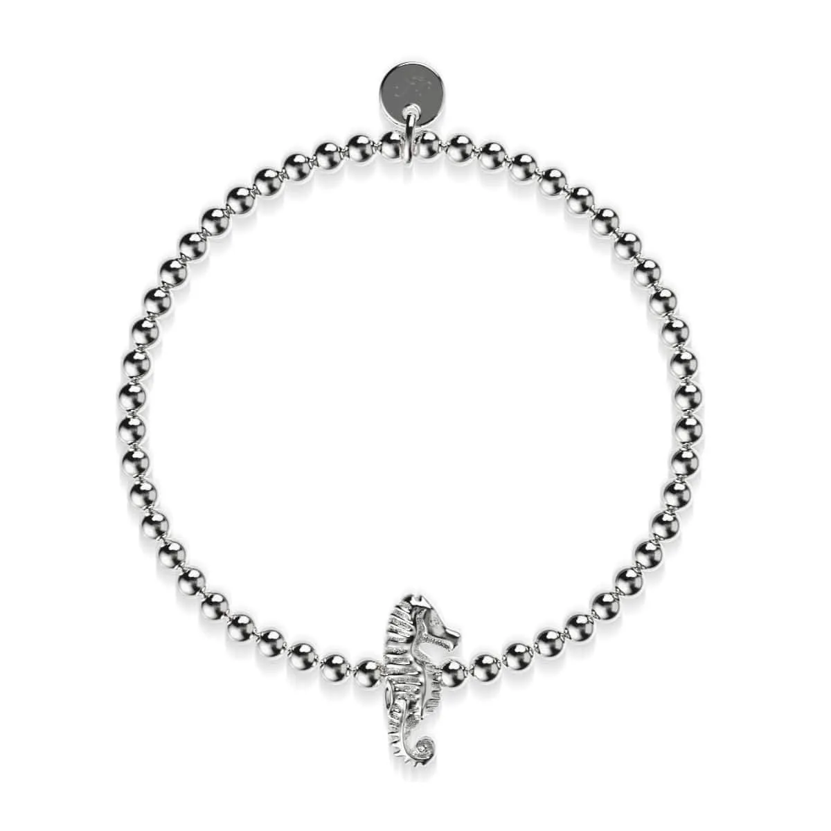 Reef | Silver | Seahorse Charm Bracelet