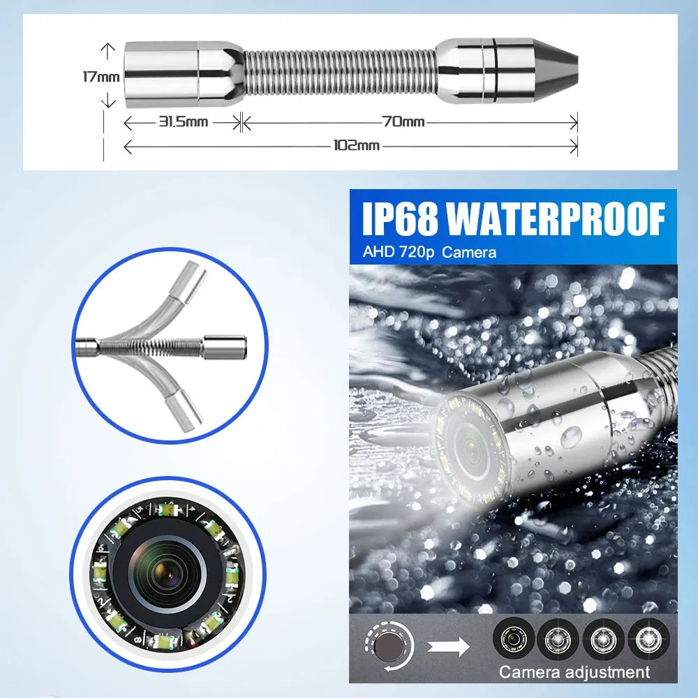 Reel Pipe Inspection Camera