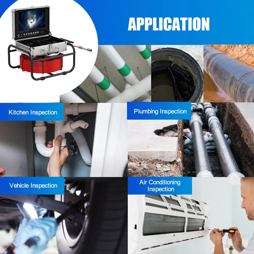 Reel Pipe Inspection Camera