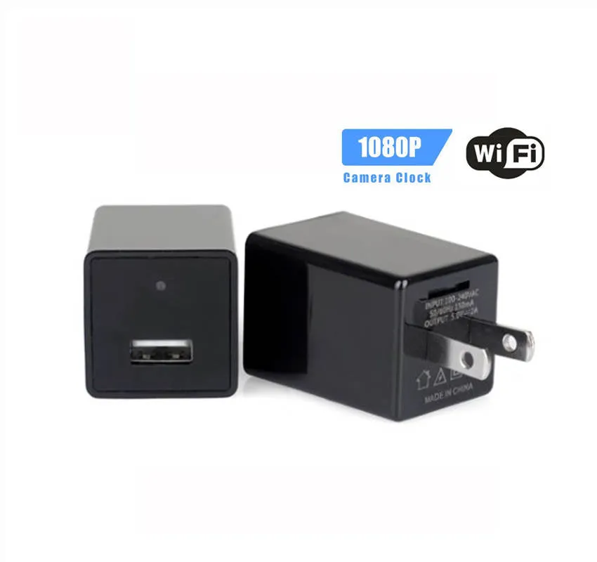 REF Power Nanny Cam USB Wall charger and Wireless Home Surveillance Camera