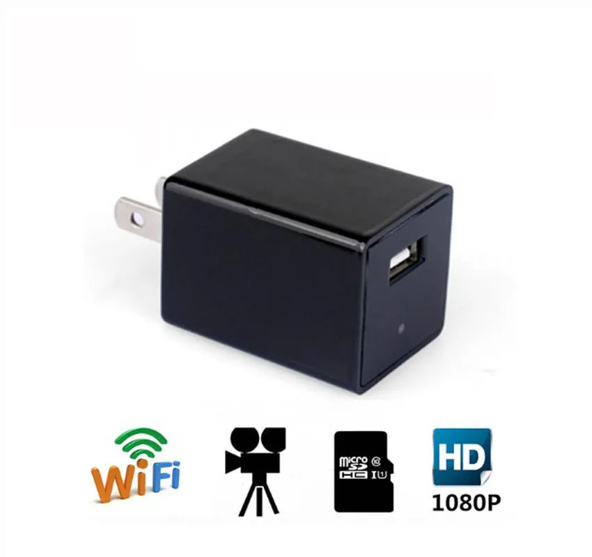 REF Power Nanny Cam USB Wall charger and Wireless Home Surveillance Camera