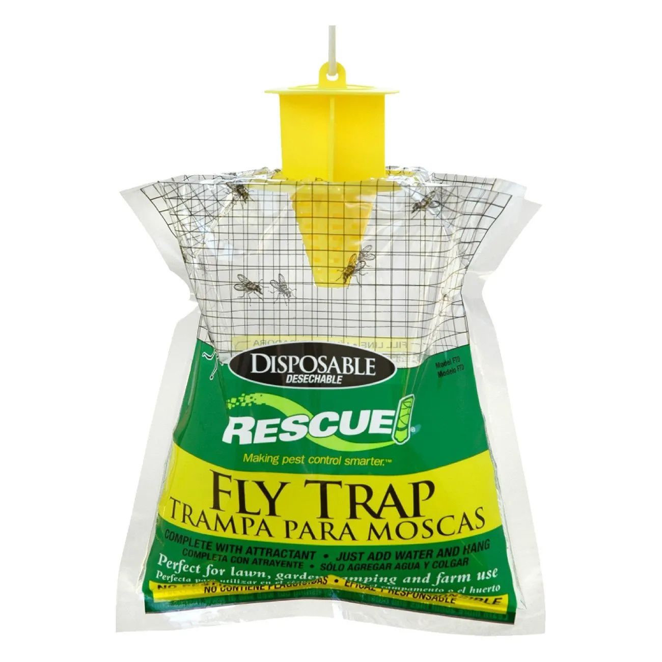 Rescue! fly trap bags disposable (12 traps)