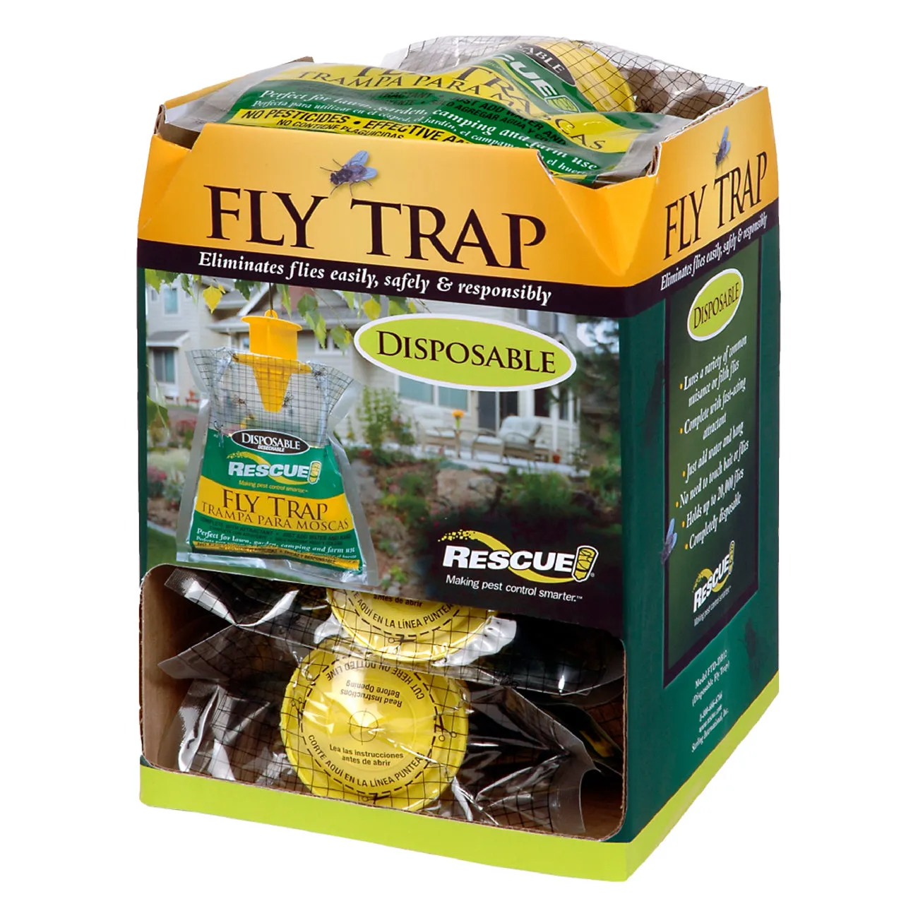 Rescue! fly trap bags disposable (12 traps)