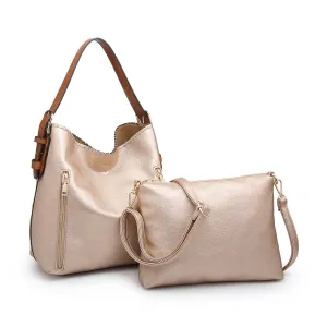 Rose Gold Hobo Bag