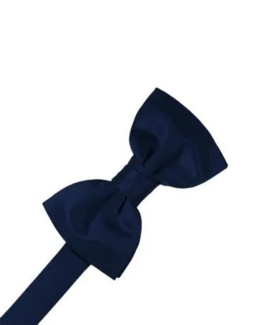 Royal Blue Luxury Satin Bow Ties