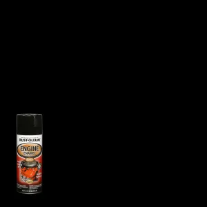 Rust-Oleum 248932, Gloss Black, 12 oz, Automotive Engine, 12 Ounce (Pack of 1)