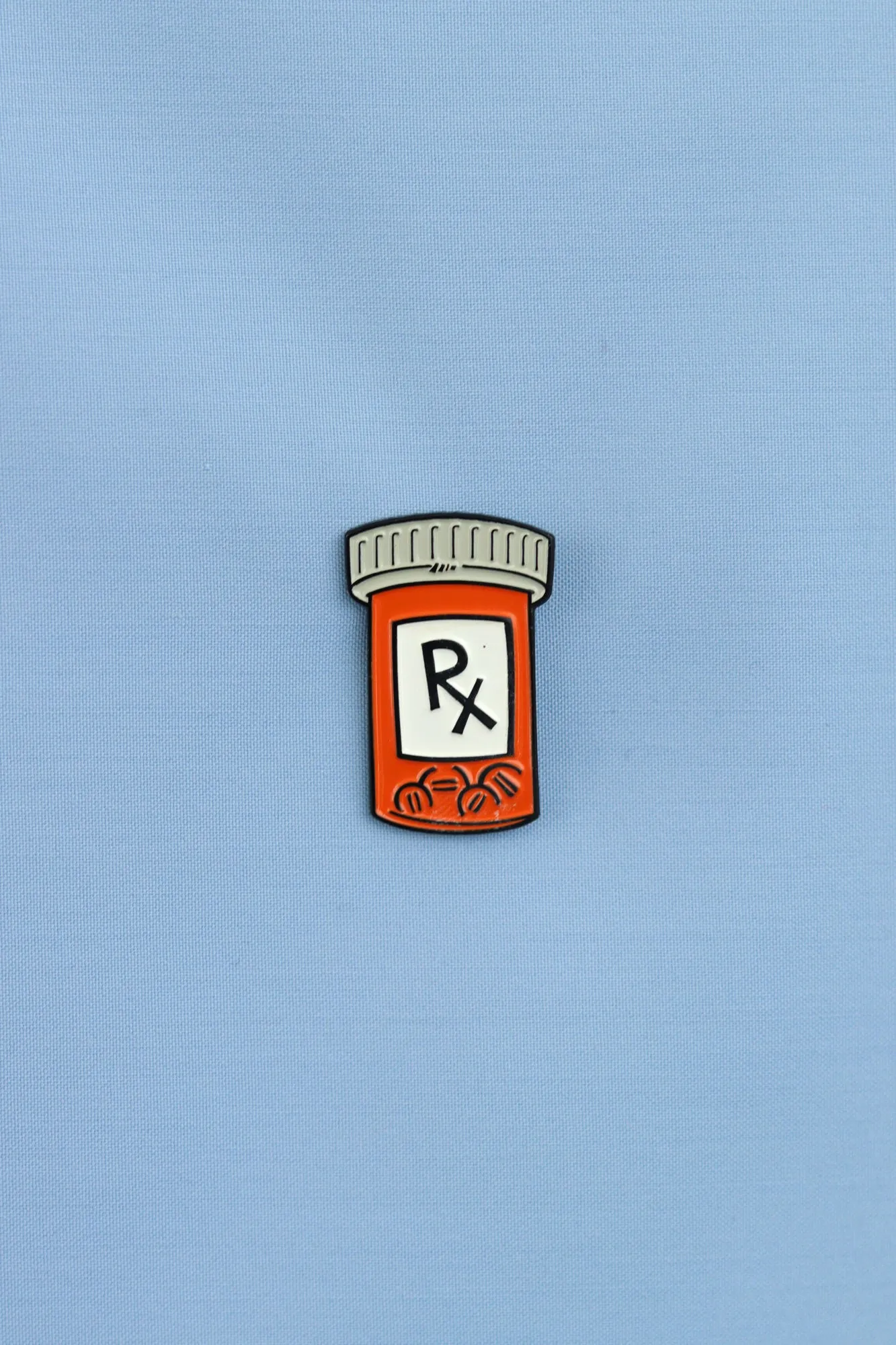 Rx Bottle Pharmacist pin