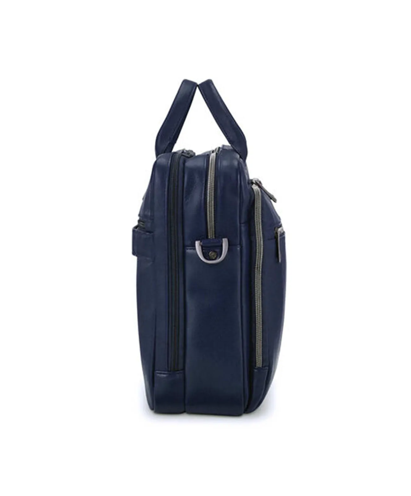 Samsonite Classic Leather 15.6 Inch Top Loader Navy