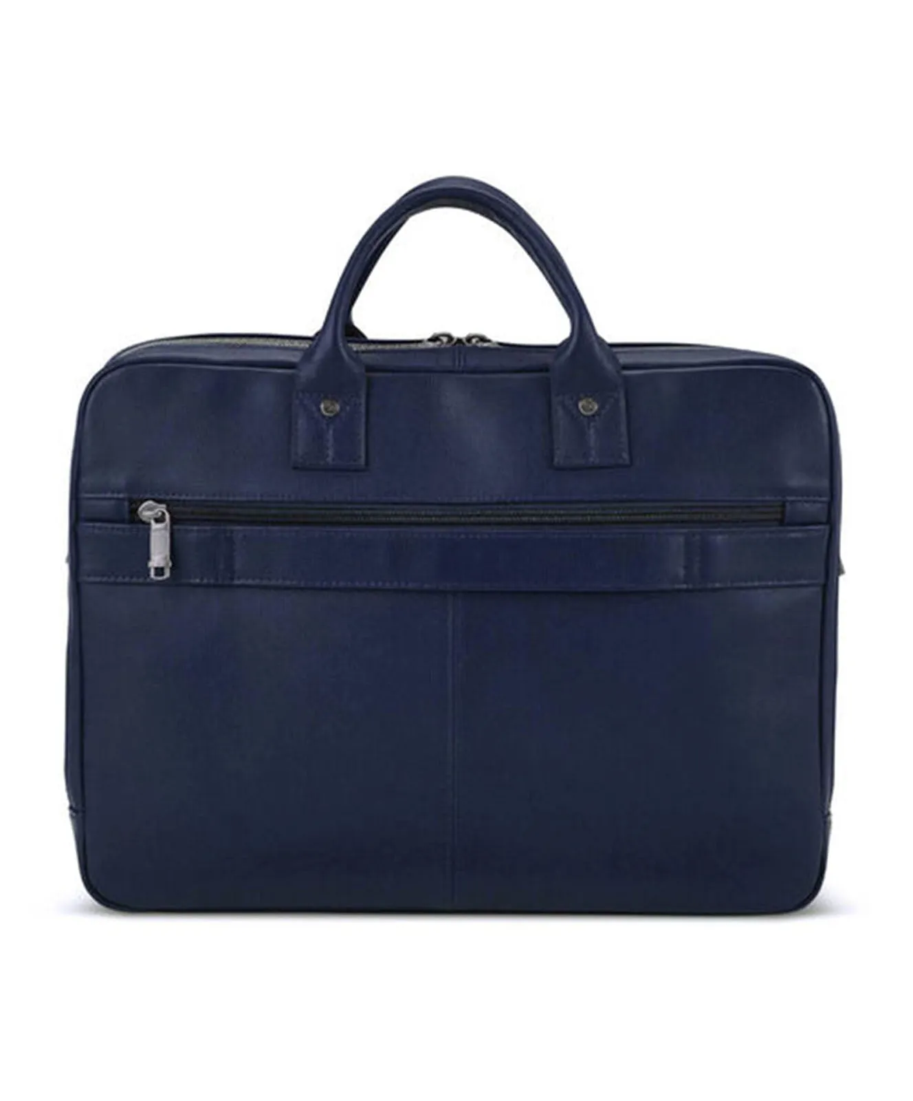 Samsonite Classic Leather 15.6 Inch Top Loader Navy