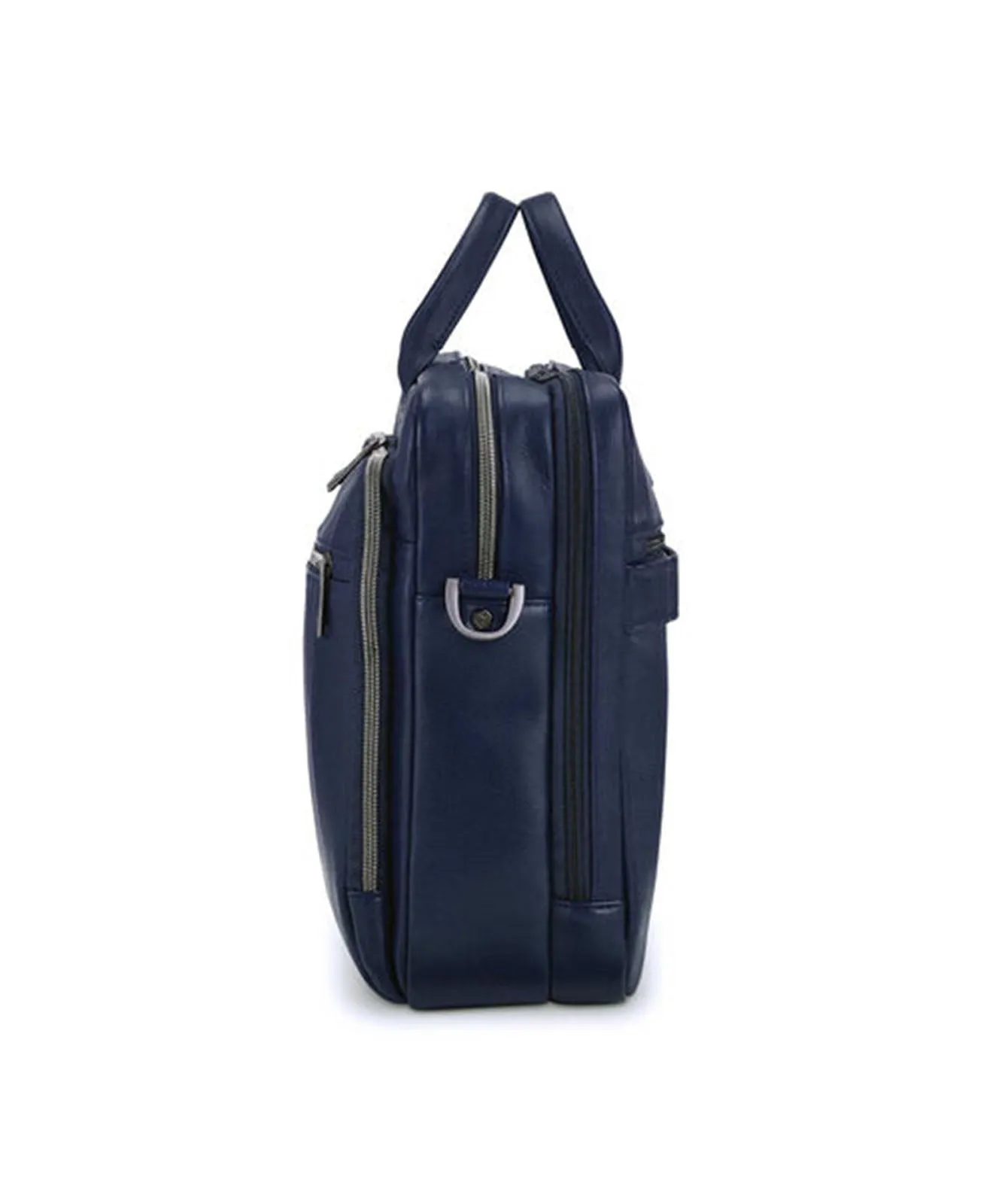 Samsonite Classic Leather 15.6 Inch Top Loader Navy