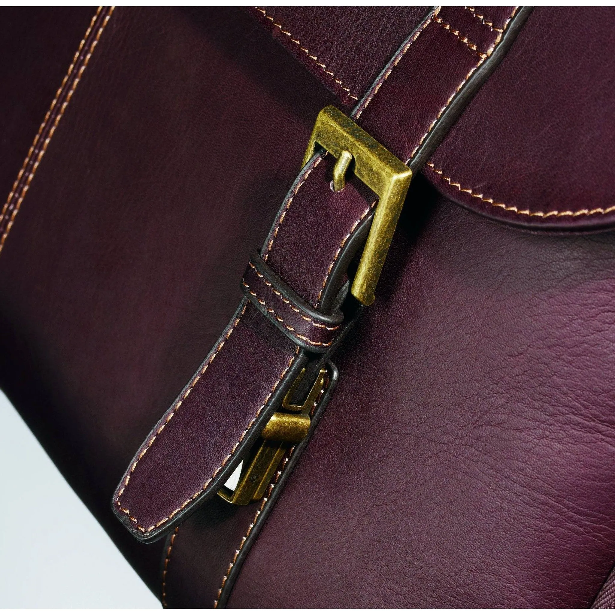 Samsonite Leather Business Cases Colombian Leather Flapover Case