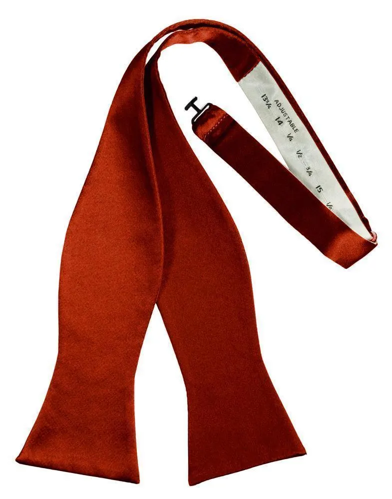Scarlet Luxury Satin Bow Tie