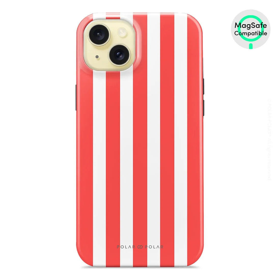 Scarlet Stripe - iPhone 15 Plus Case
