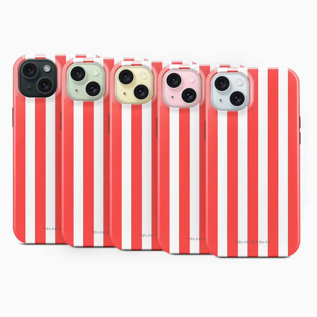 Scarlet Stripe - iPhone 15 Plus Case
