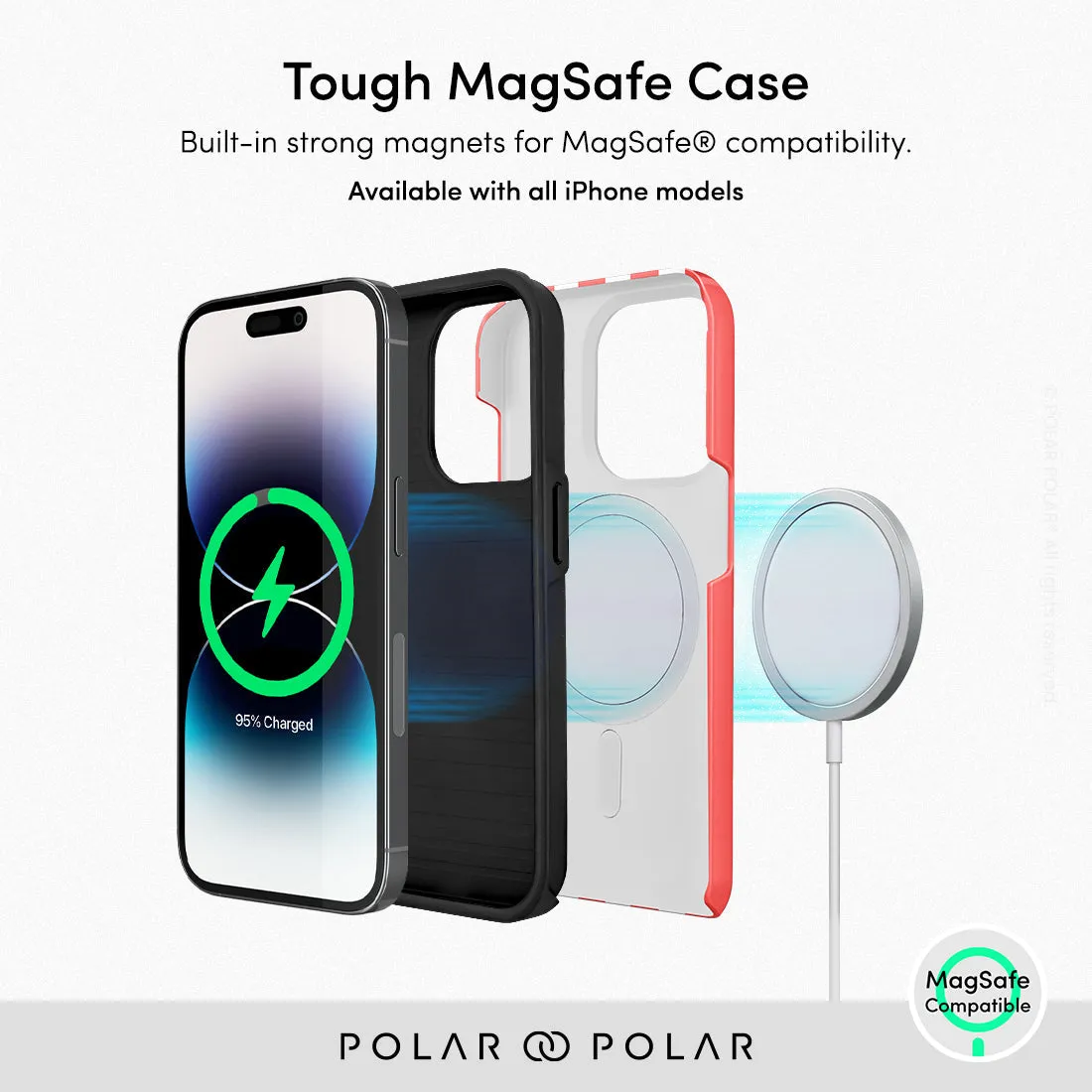 Scarlet Stripe - iPhone 15 Plus Case
