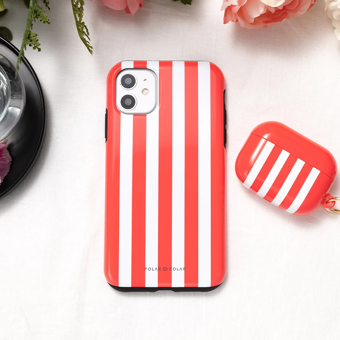 Scarlet Stripe - iPhone 15 Plus Case