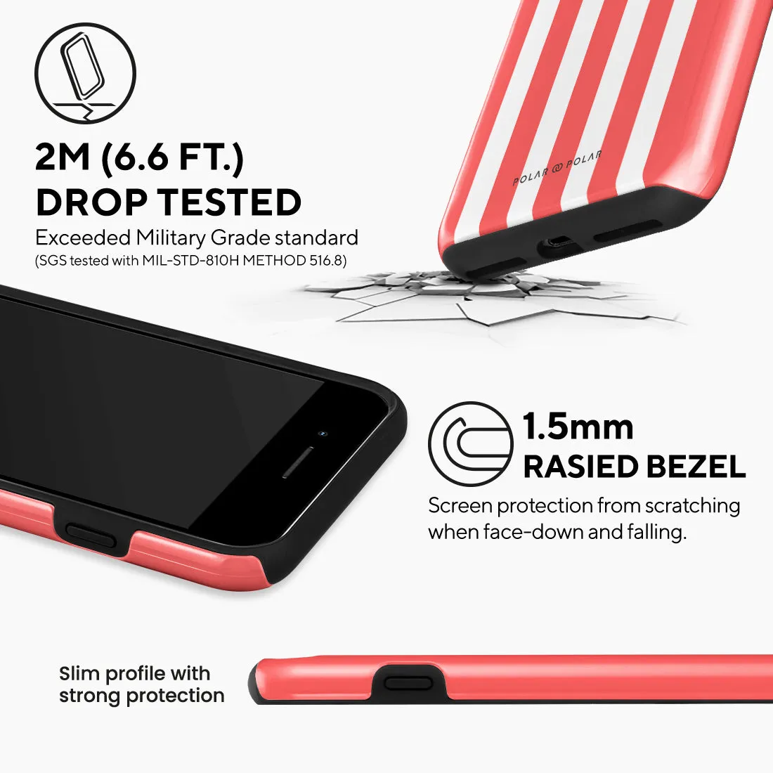 Scarlet Stripe - iPhone 8 Plus/7 Plus Case