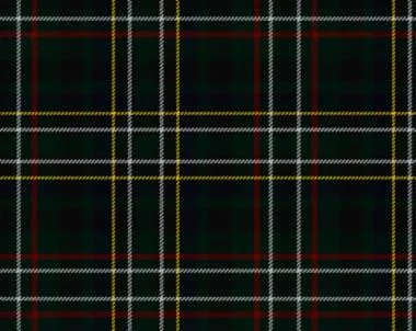 Scott Green Modern Tartan Cummerbund & Bow Tie Set