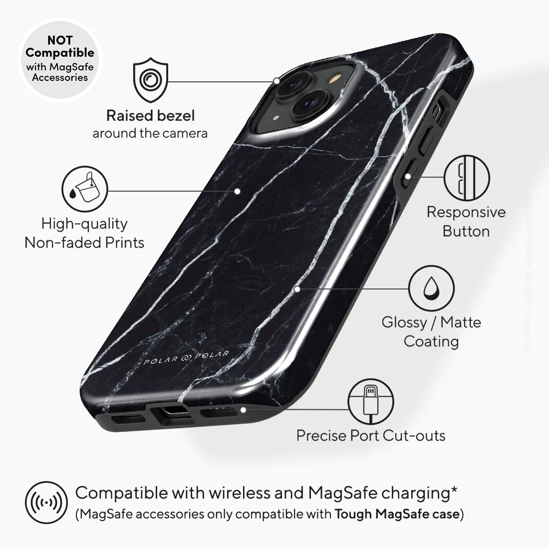 Secret Dark - iPhone 15 Case