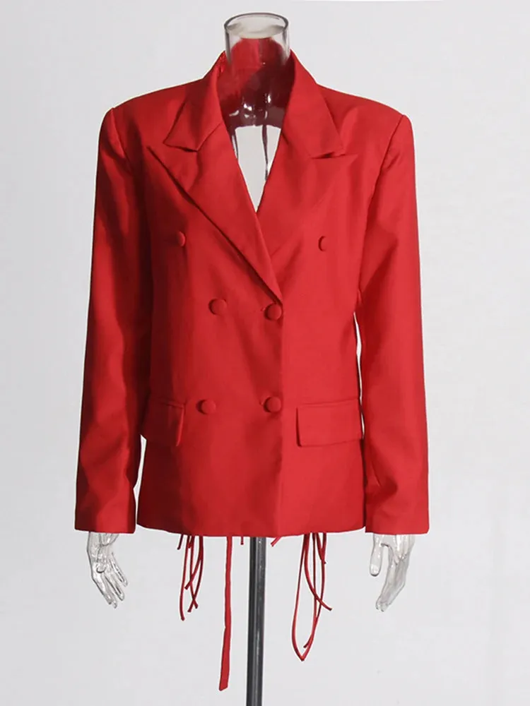 Sexy Backless Blazer