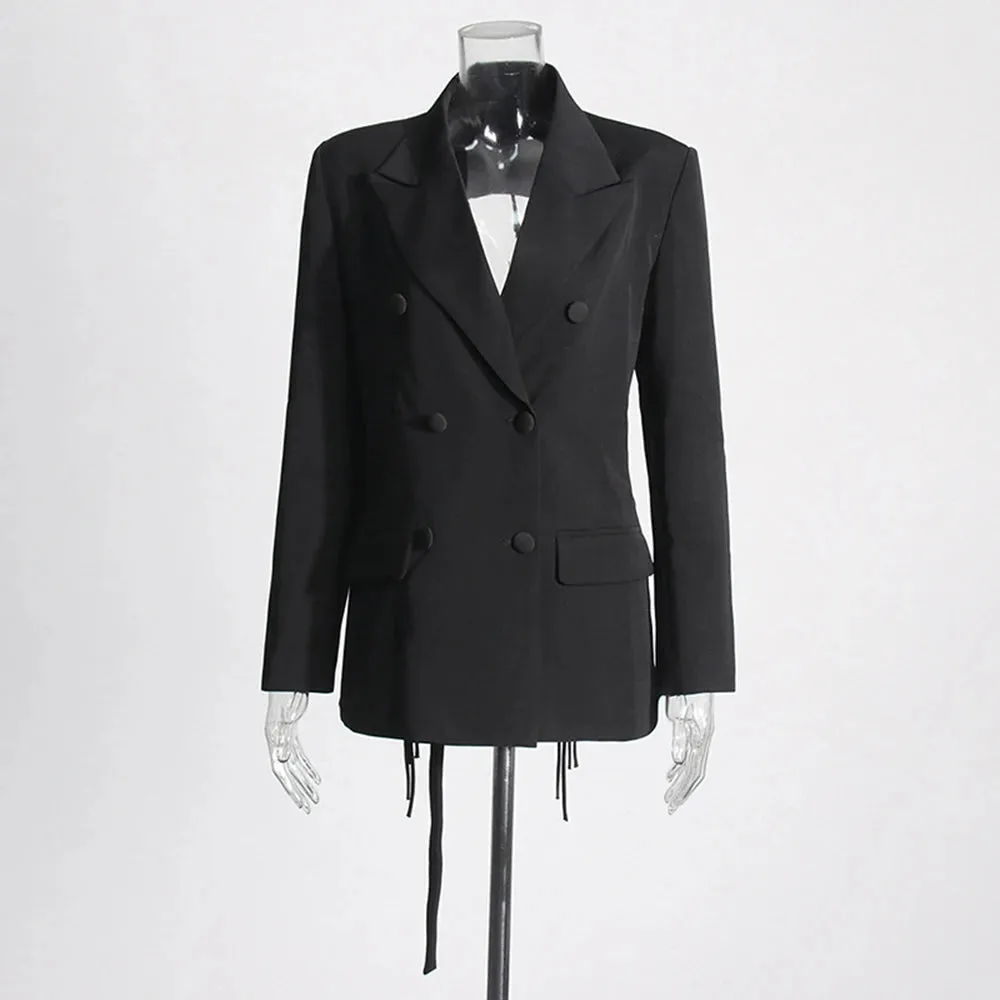 Sexy Backless Blazer