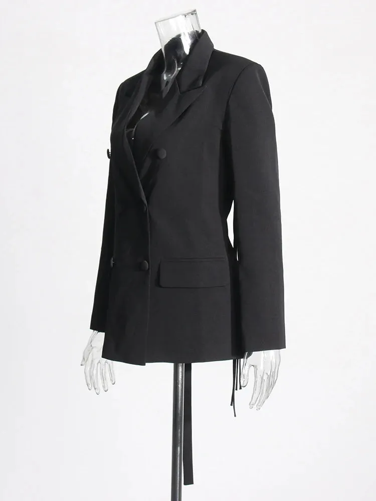 Sexy Backless Blazer