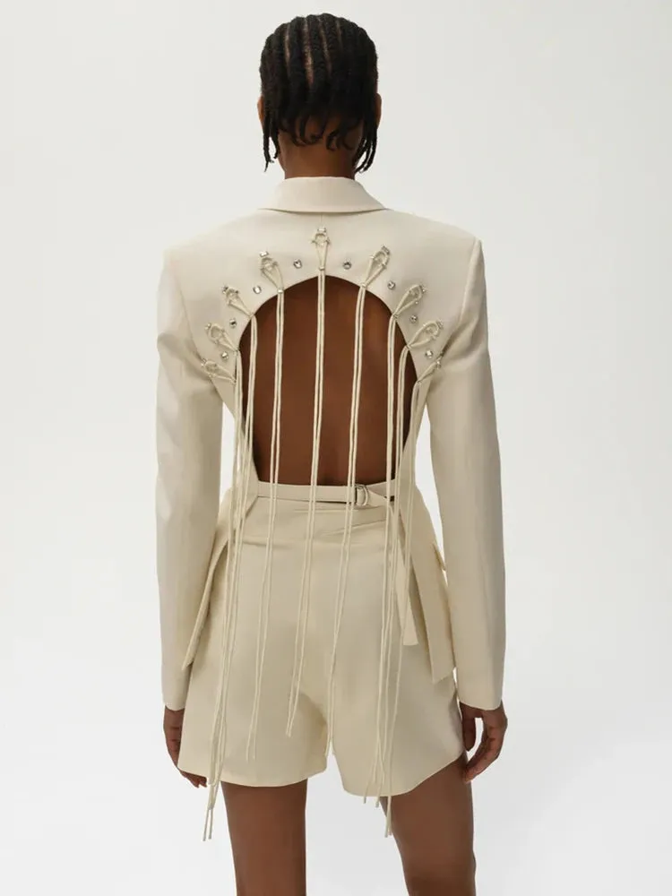 Sexy Backless Blazer
