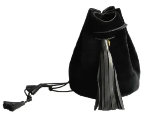 Shearling Bullet Bag