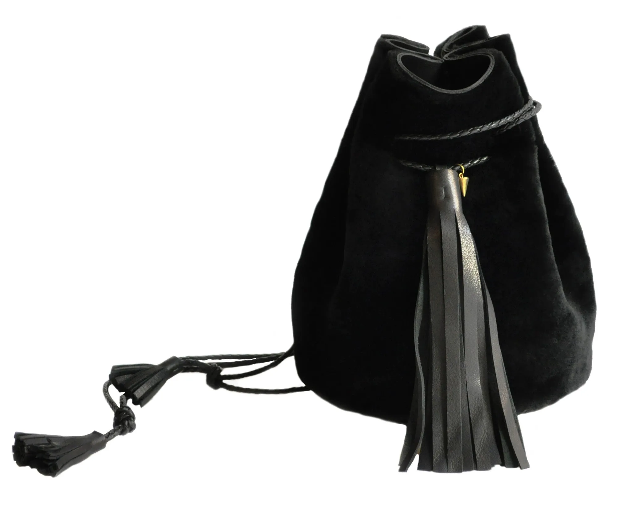 Shearling Bullet Bag