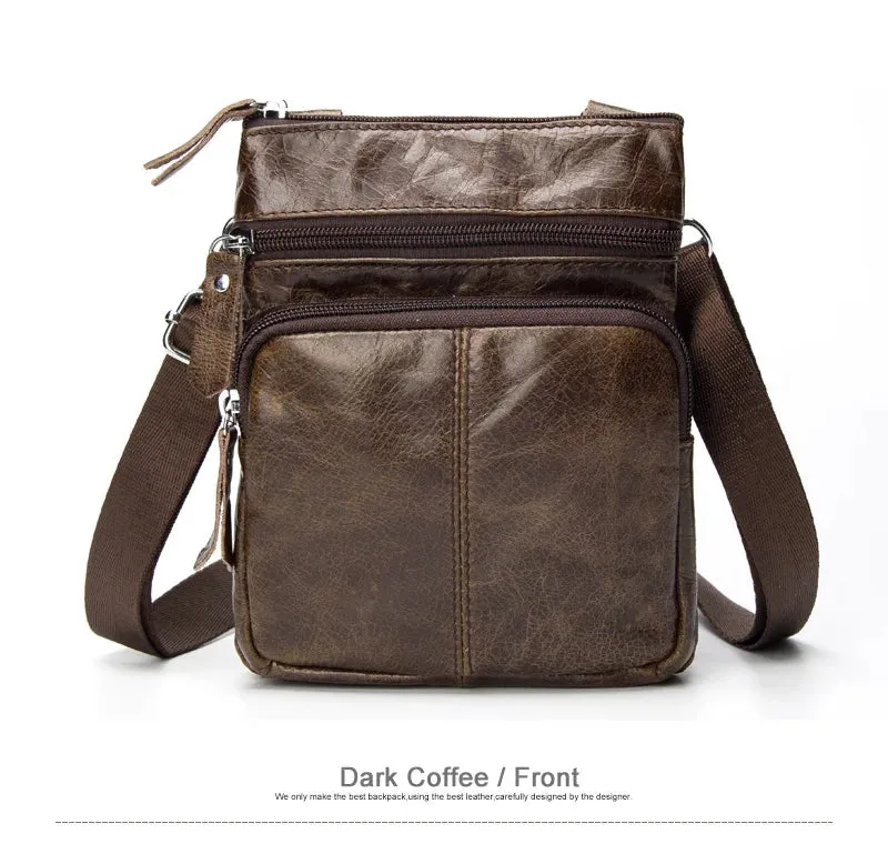 Shoulder Messenger Women Men Bag Crossbody Genuine Leather Office Work Business Briefcase For Handbag Male Portafolio Retro 2020