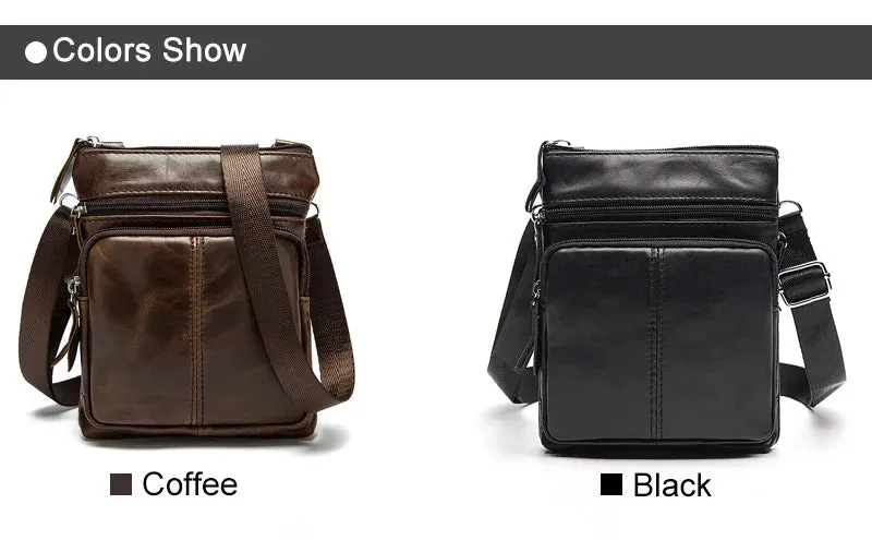 Shoulder Messenger Women Men Bag Crossbody Genuine Leather Office Work Business Briefcase For Handbag Male Portafolio Retro 2020