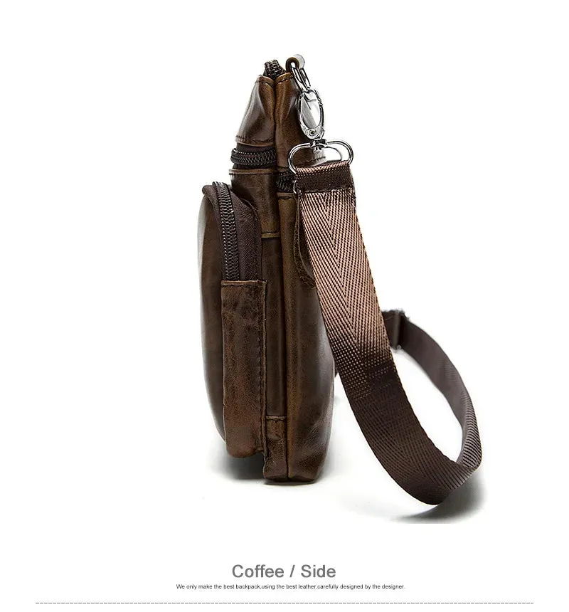 Shoulder Messenger Women Men Bag Crossbody Genuine Leather Office Work Business Briefcase For Handbag Male Portafolio Retro 2020