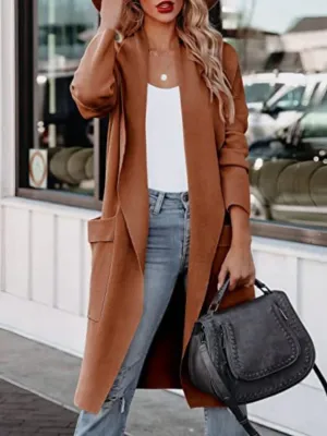 Sicily Open Front Dropped Shoulder Outerwear