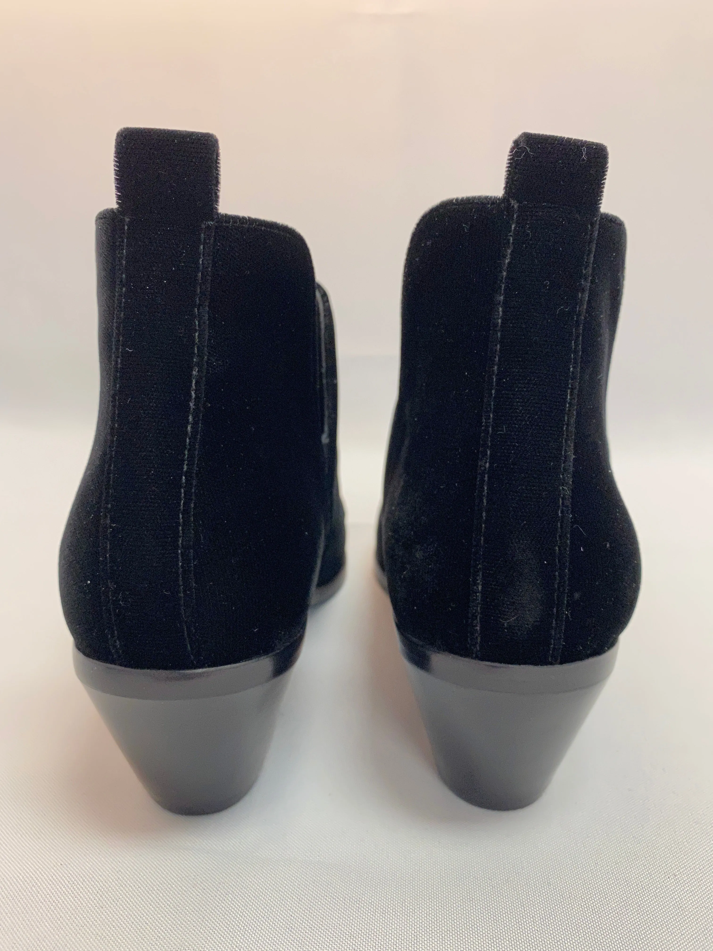 Sigerson Morrison Black Velvet Ankle Boots