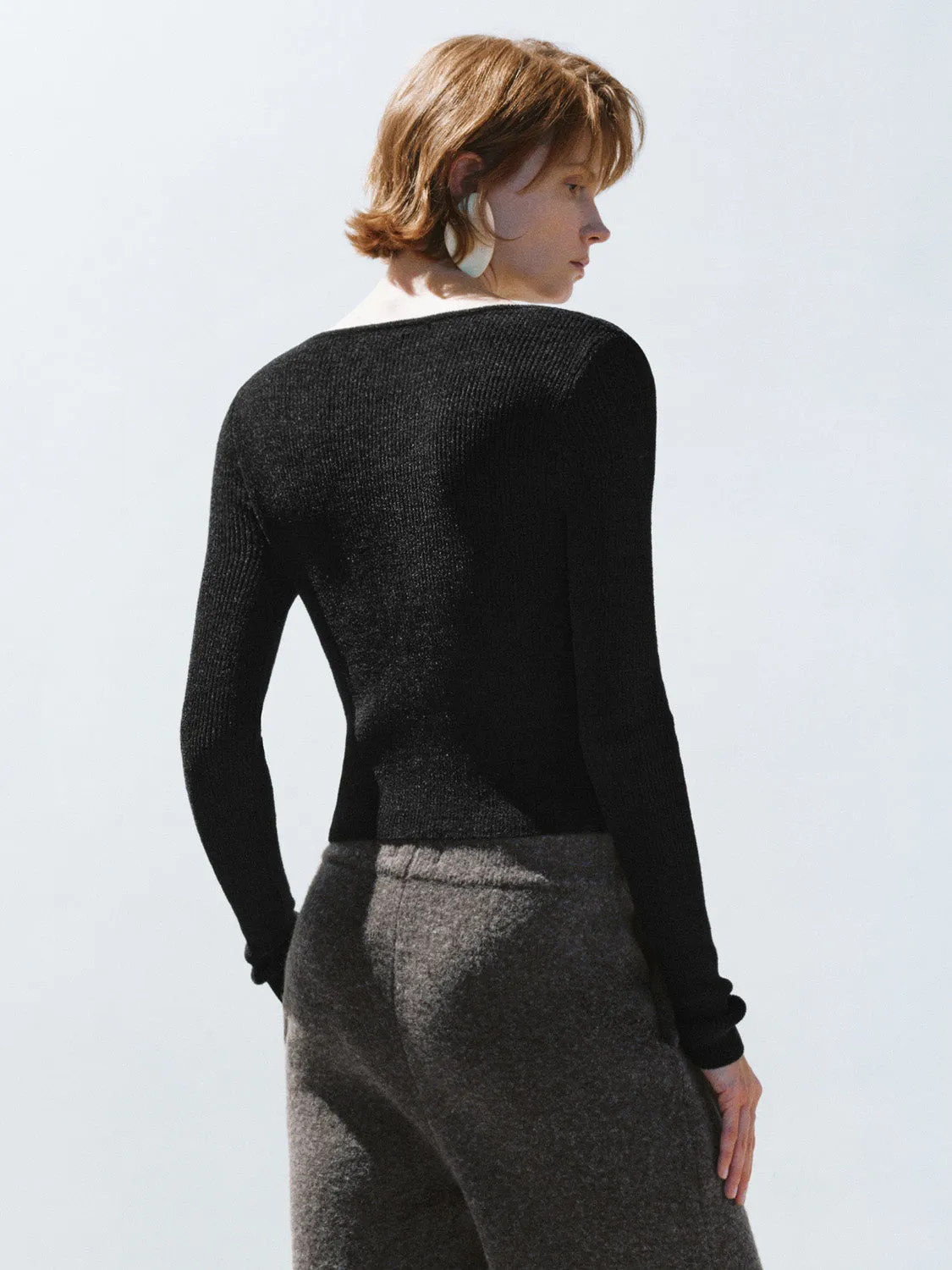 Skinny Cropped Knitted Cardigans