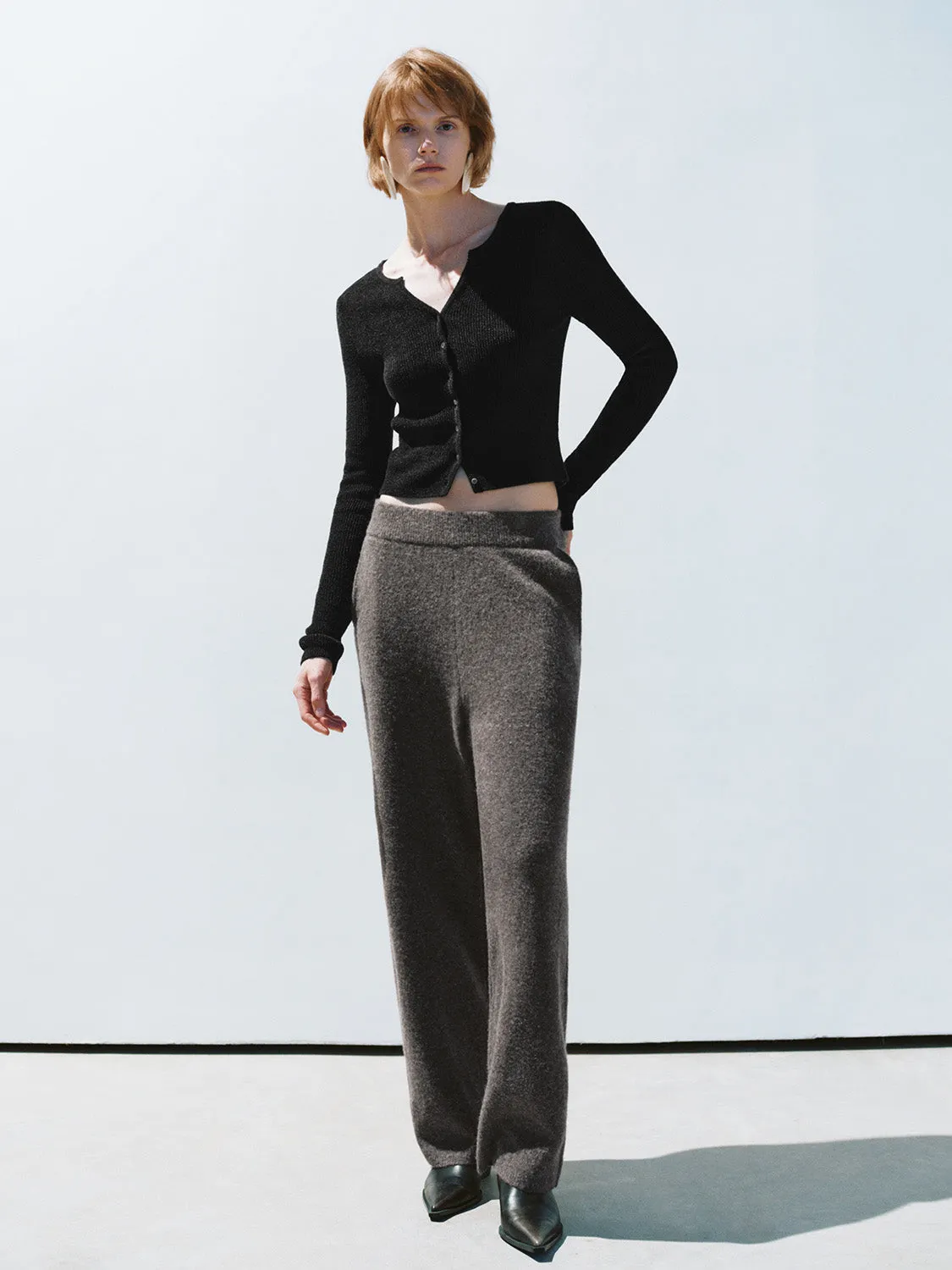 Skinny Cropped Knitted Cardigans