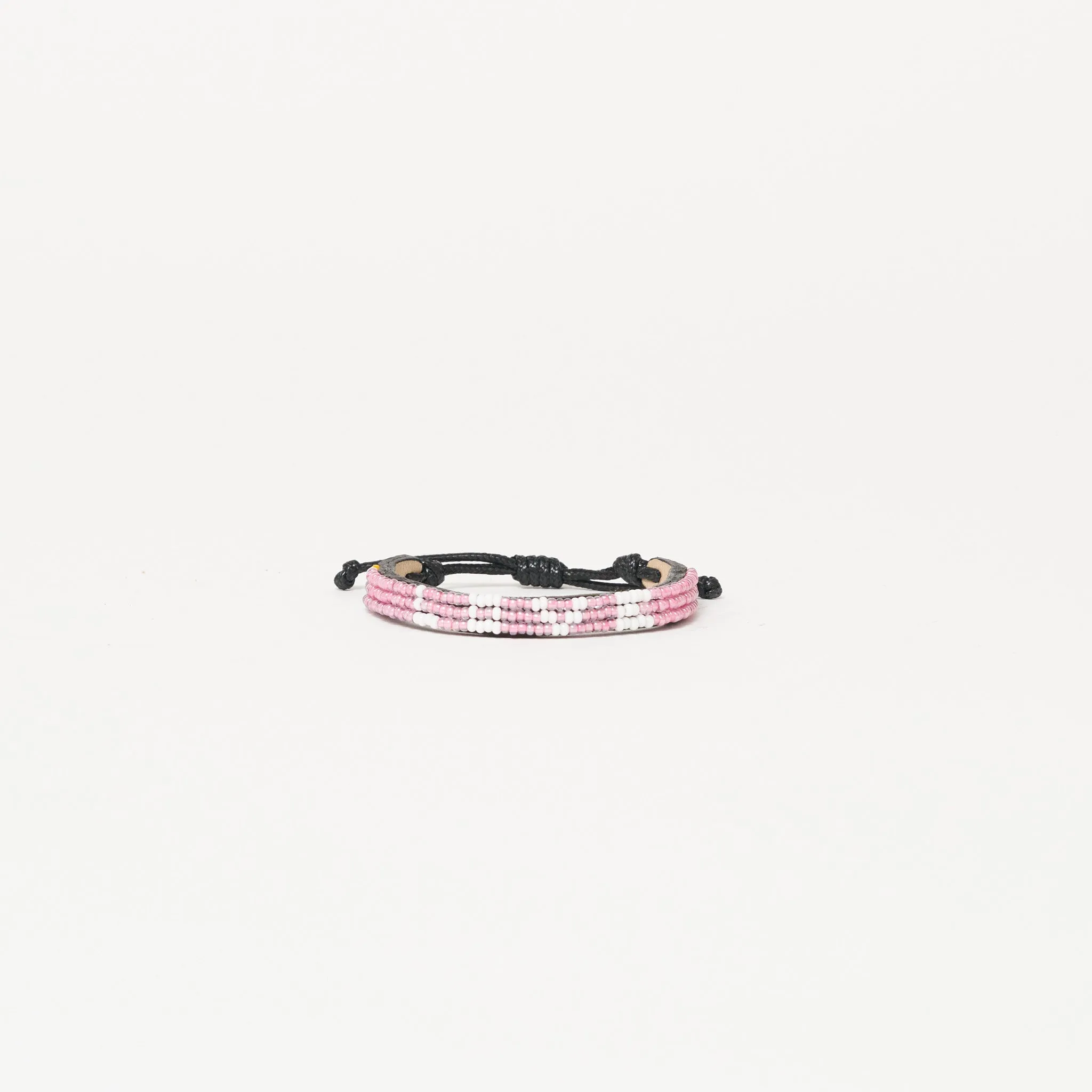 Skinny LOVE Bracelet - Pearly Pink/White
