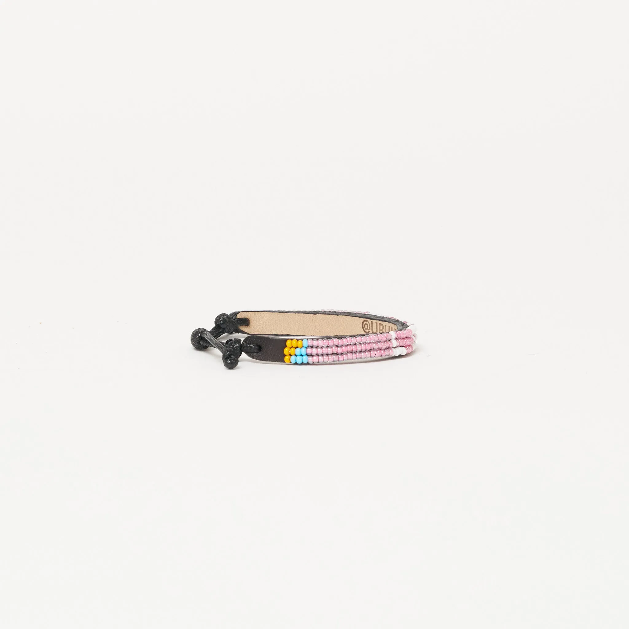 Skinny LOVE Bracelet - Pearly Pink/White