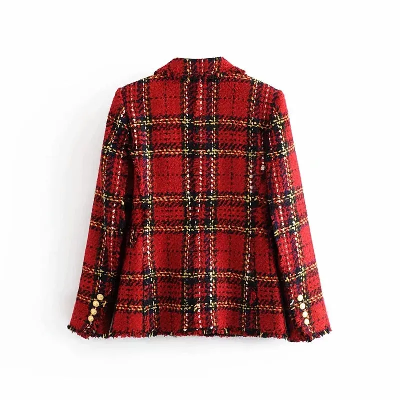 Slim Blazers Girls Tassel Tops Set Coat