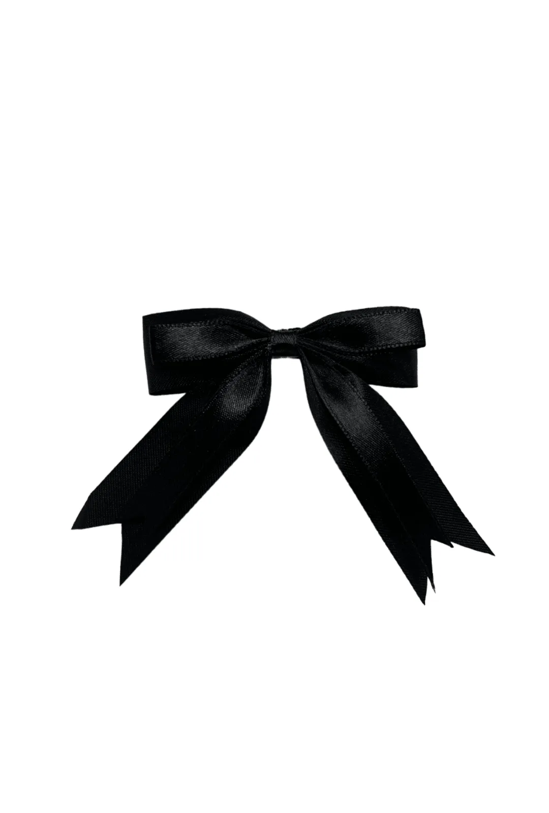 Small Black Double Hair Bow