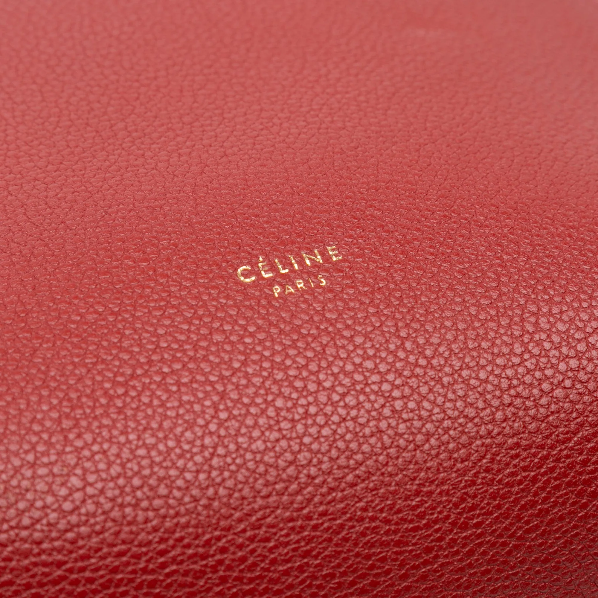 Small Leather Seau Sangle