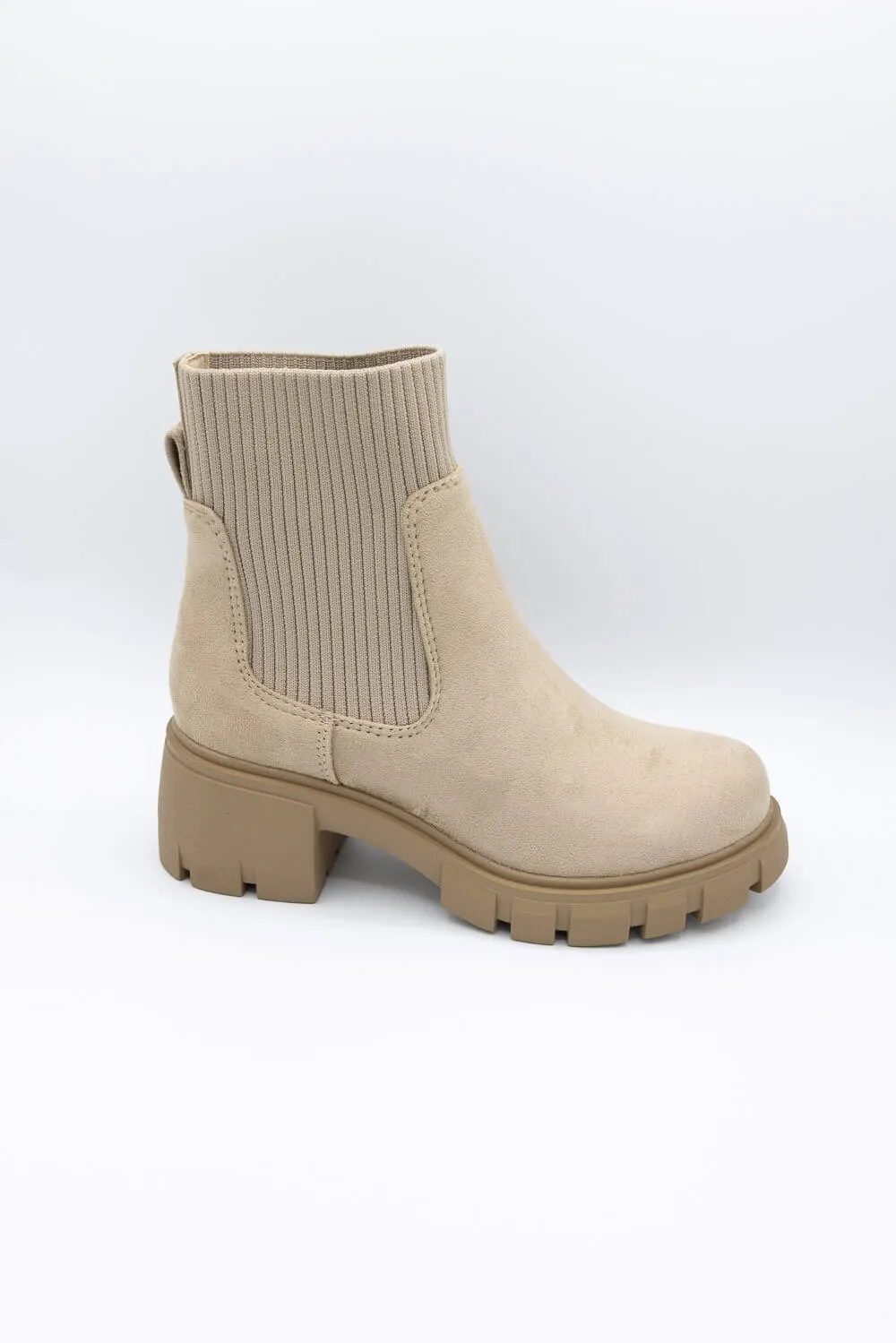 Soda Zordy Lug Booties for Women in Light Brown | ZORDY-S LT WHEAT