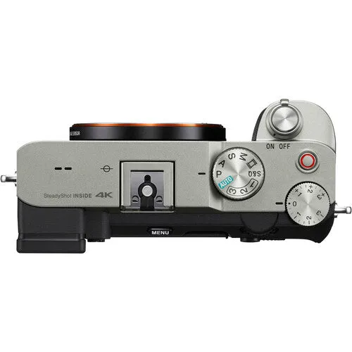 Sony A7C Full-Frame Compact Mirrorless Camera, Body Only, Silver (EOL)