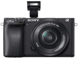 Sony ILCE-6400LB Mirrorless Digital Camera with CMOS Sensor and 16-50mm Power Zoom Lens
